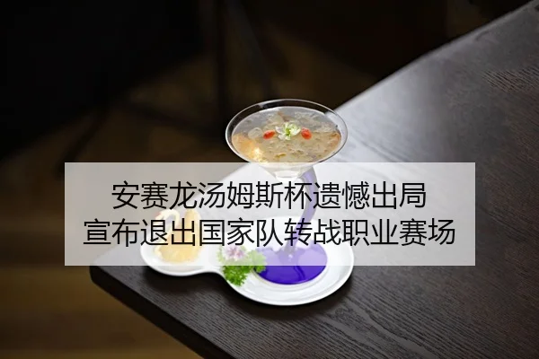 安赛龙汤姆斯杯遗憾出局 宣布退出国家队转战职业赛场